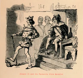 Edward II and his Favourite, Piers Gaveston