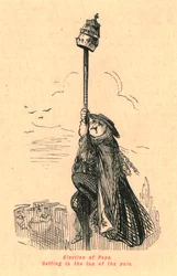 Election of Pope. Getting to the top of the pole, 1897