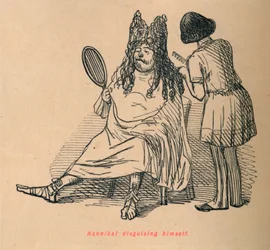 Hannibal Disguising Himself, 1852