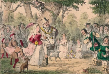 Henry the 8th and his Queen out a Maying