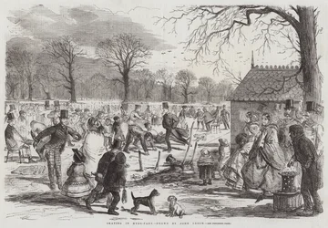 Skating in Hyde-Park