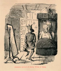 Unseemly conduct of Henry, Prince of Wales, c1860