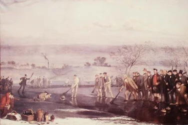 Curling at Rowyards Loch