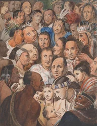 Tableau of Indian Faces, 1811-ca. 1813