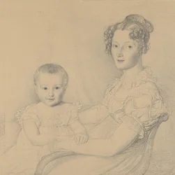 Portrait of a Mother and Child