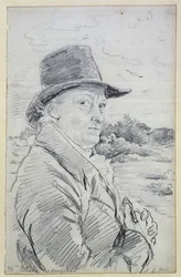 William Blake Wearing a Hat