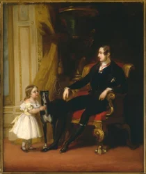 Prince Consort Albert and Princess Royal