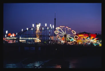 Steeplechase Pier at Night, Atlantic City, New Jersey, USA
