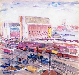Warehouses and the North River