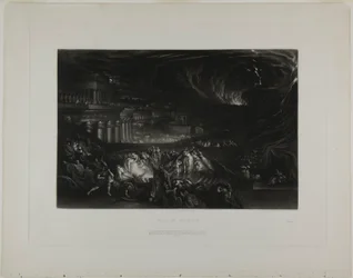 Fall of Nineveh, from Illustrations of the Bible