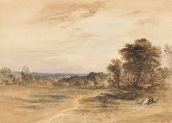 Landscape with Courting Couple