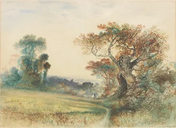 Landscape with Figures on a Stile