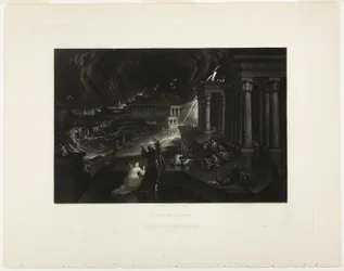 Seventh Plague, from Illustrations of the Bible