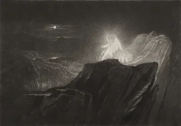 The Angels Guarding Paradise at Night