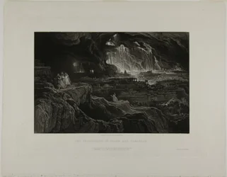 The Destruction of Sodom and Gomorrah, from Illustrations of the Bible