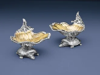 Pair of George IV Salt Cellars