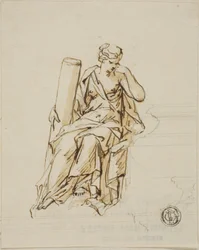 Fortitude: Unexecuted Design for the Monument to the First Duke of Marlborough