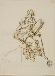 Wisdom: Unexecuted Design for the Monument to the First Duke of Marlborough