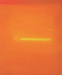 Orange Interior with Figure