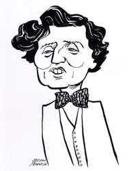 Alban Berg, caricature