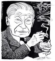 Arthur Koestler, caricature