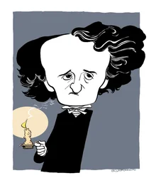 Edgar Allan Poe, caricature