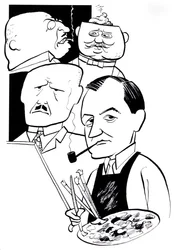 George Grosz, caricature