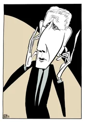 Jonathan Miller, caricature