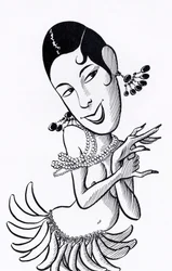 Josephine Baker, caricature