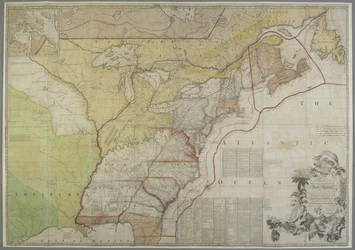 A Map of the British Colonies in the United States