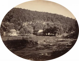 At Bedford Springs, c. 1866
