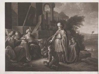 Hiram King of Tyre, Sends Presents to King Solomon