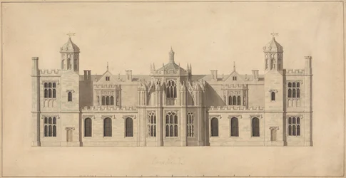 Corsham Court, Wiltshire: Elevation of the North Front