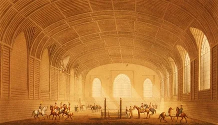 The Riding House from Views of the Royal Pavilion, Brighton by John Nash