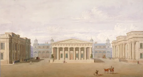 Trafalgar Square, Westminster, London, 1828
