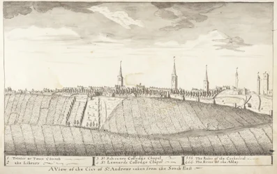 St Andrews Delineated - A view of the City of St Andrews taken from the South East