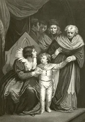 Elizabeth Woodville Surrendering Her Son