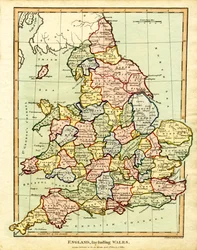 Map of England and Wales