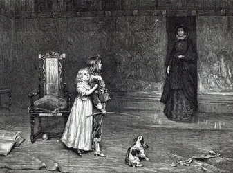 The Appearance of the Countess of Derby in the Golden Room, Scene from Scott
