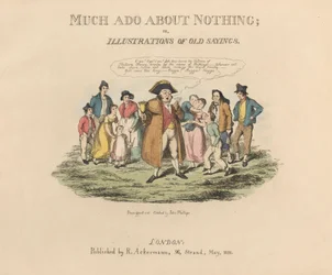 One of a Set of Four: Much Ado About Nothing or Illustrations of Old Sayings