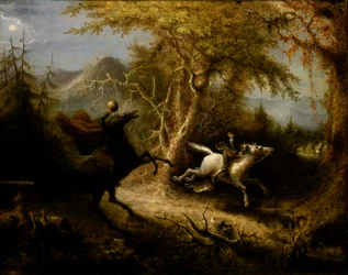 The Headless Horseman Pursuing Ichabod Crane, 1858