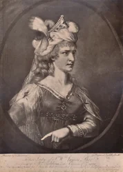 Sarah Siddons, Welsh Actress, as Zara in William Congreve