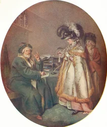 The Credulous Lady and Astrologer, 1786