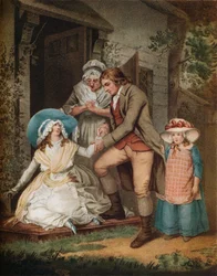 The Fair Penitent. Laetitia in Penitence Finds Relief and Protection From Her Parents, c. 1811
