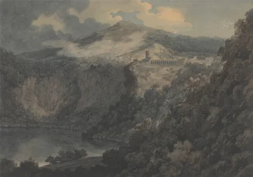 The Lake and Town of Nemi