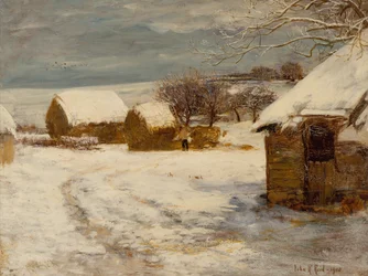 A Farmstead in Winter