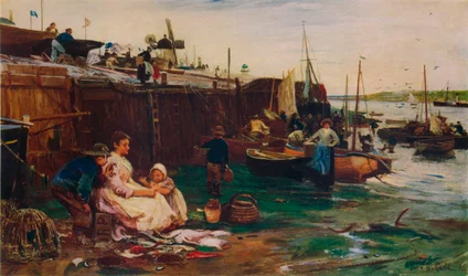 Fisherfolk at St. Ives