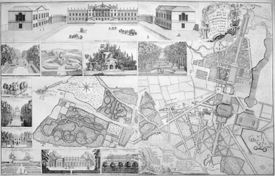 A Plan of the House, Gardens, Park, and Plantations of Wanstead, the Seat of the Earl of Tylney, 1735