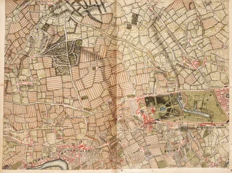 Map of Acton, Paddington, Hyde Park and Kensington