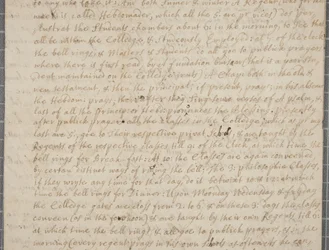 A Letter from John Row, a Student at St Andrews, to His Uncle